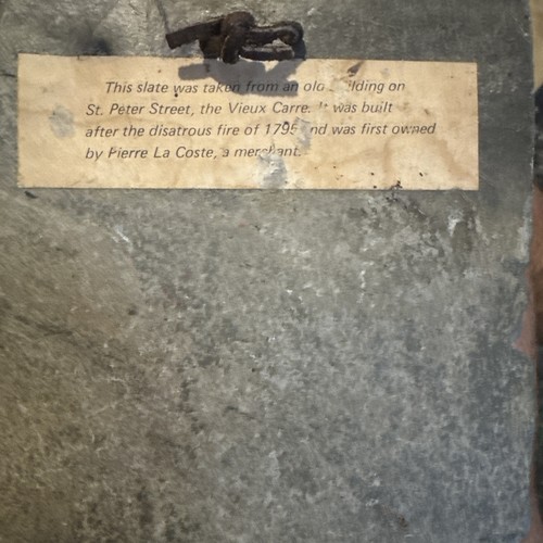 Slate artifact - slate,