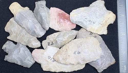 Native american arrowheads - native,