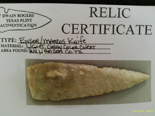 Papered cen texas ensor knife - papered,