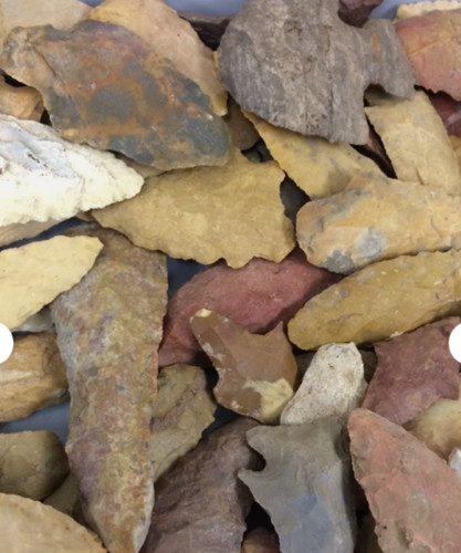250 ancient indian arrowheads - ancient,