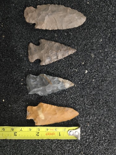 Four arrowheads - four,