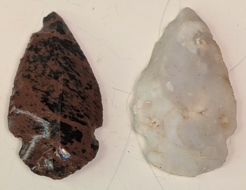 Pair vintage carved - of, stone