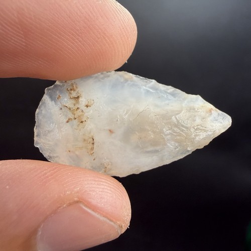 Rare quartz arrowhead artifact - quartz,
